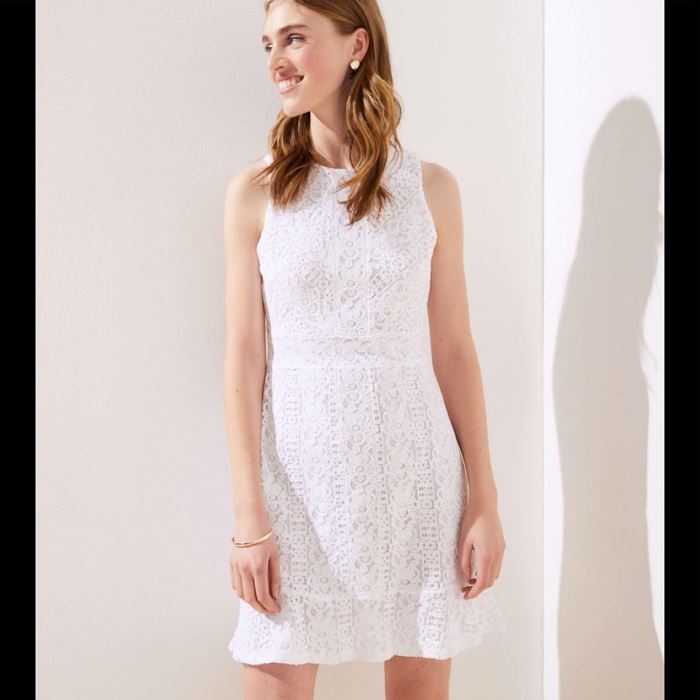 *NEW* Lace white dress
